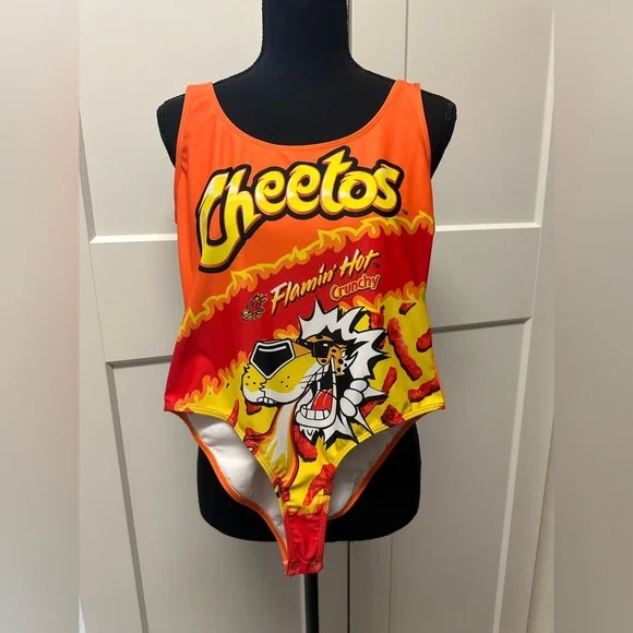 🔥Flamin’ Hot Cheetos Body Suit/Swimsuit - Size M🔥 - Picture 4 of 6